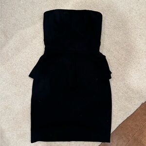 elizabeth & james peplum dress